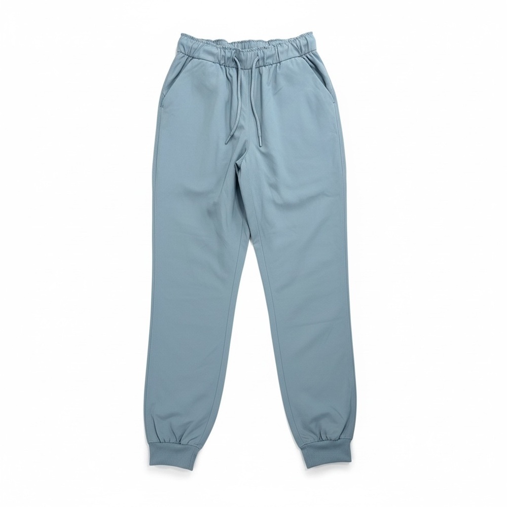 Lululemon Keep Moving Jogger High Rise Rhino Grey Elastic Waist Travel Size 4